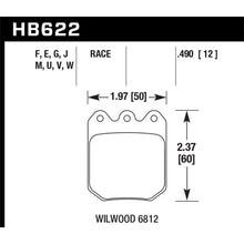 Load image into Gallery viewer, Hawk-Wilwood-Dls-6812-Dtc-70-Brake-Pads