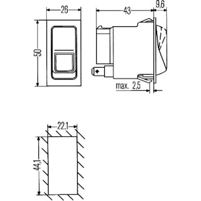 Hazard-Light-Switch-12-V-I-0