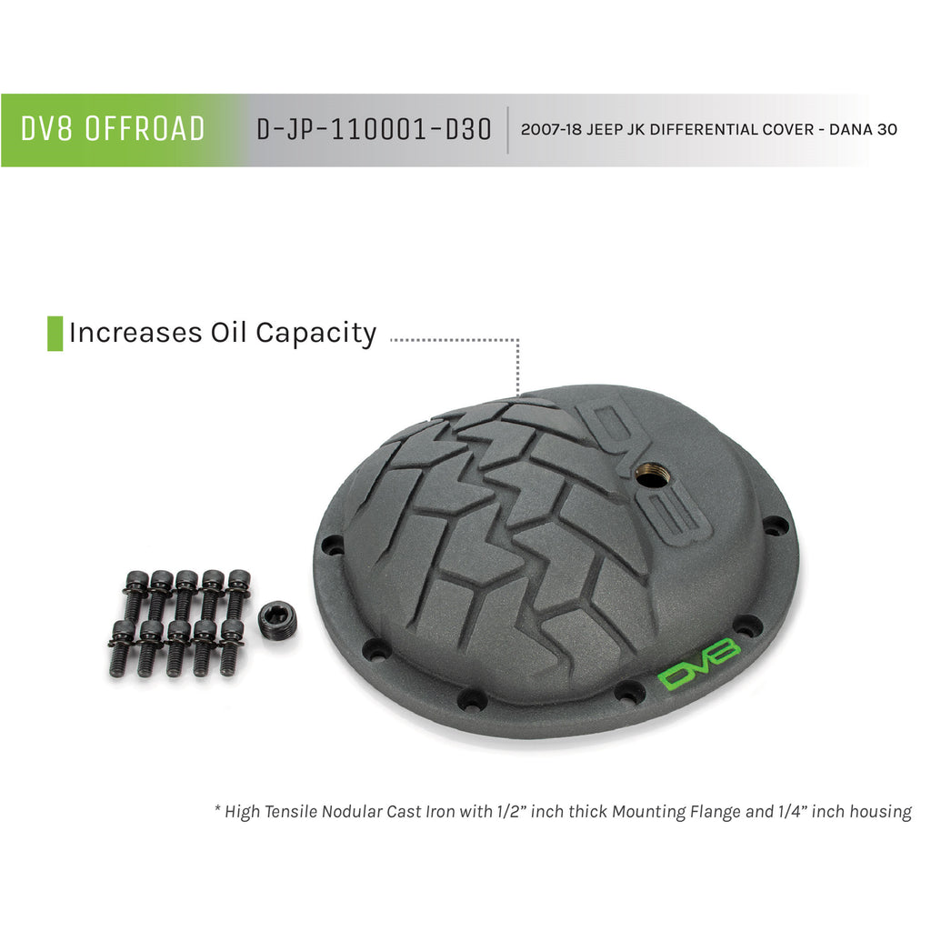 Hd-Dana-30-Diff-Cover-Cast-Iron-Gray-Powdercoat
