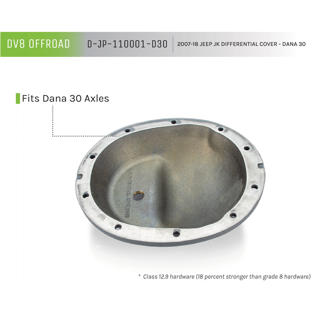 Hd-Dana-30-Diff-Cover-Cast-Iron-Gray-Powdercoat