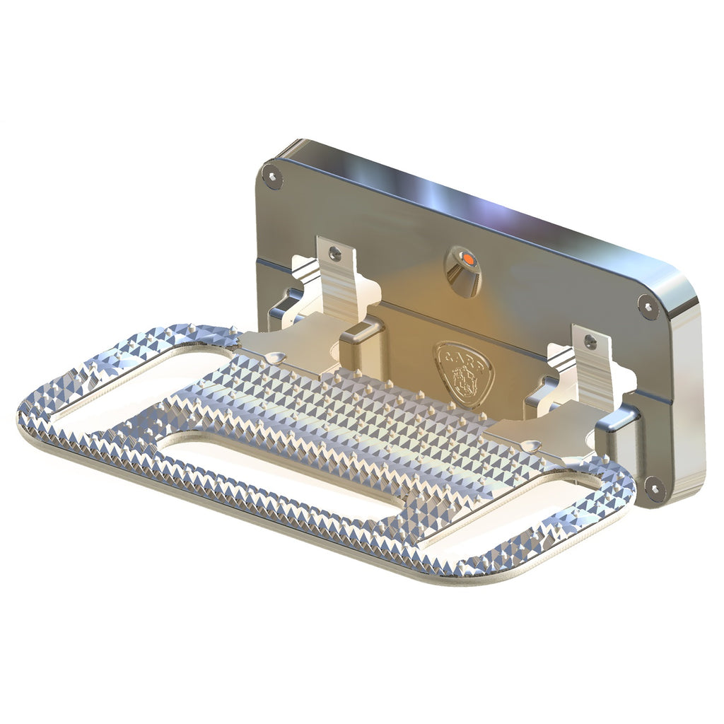 Hd-Mega-Step-Flat-Mountwith-Led-Light-Polished-Aluminum-Sold-Individually