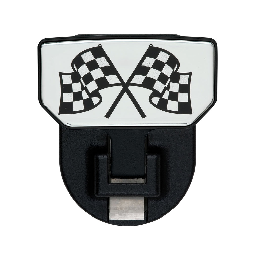 Hd-Universal-Hitch-Step;-Fits-2-In.-Receiver;-Black;-Checkered-Flag;-Single