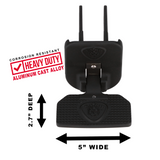 Carr 183252 HD Universal Hitch Step; Fits 2 in. Receiver; Black; Black Out; Single