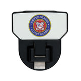 Carr 183202 HD Universal Hitch Step; Fits 2 in. Receiver; Black; US Coast Guard; Single