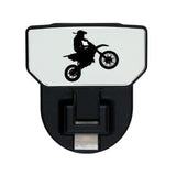 Carr 183152 HD Universal Hitch Step; Fits 2 in. Receiver; Black; Dirt Bike; Single