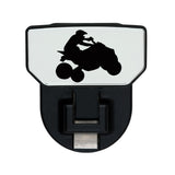 Carr 183162 HD Universal Hitch Step; Fits 2 in. Receiver; Black; Quad; Single