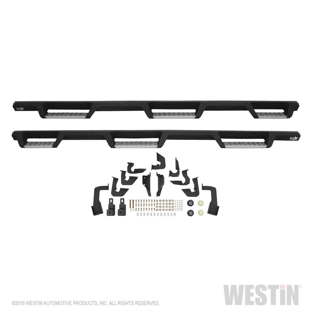 Hdx-07-18-Chevrolet-Silverado-1500-Crew-(5.5Ft)-(Excl-Classic)-Drop-Wtw-Nerf-Step-Bars---Blk