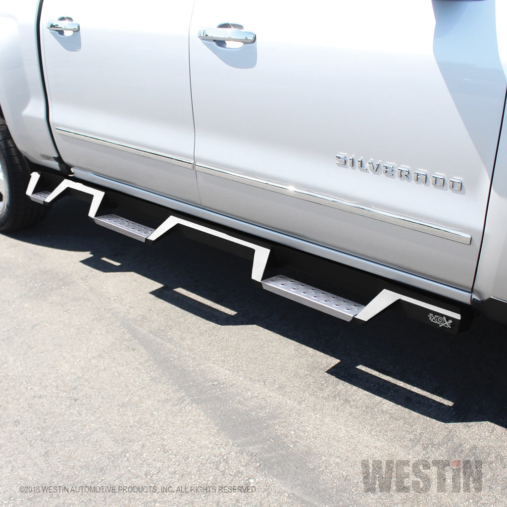 Hdx-07-18-Chevrolet-Silverado-1500-Crew-(5.5Ft)-(Excl-Classic)-Drop-Wtw-Nerf-Step-Bars---Blk