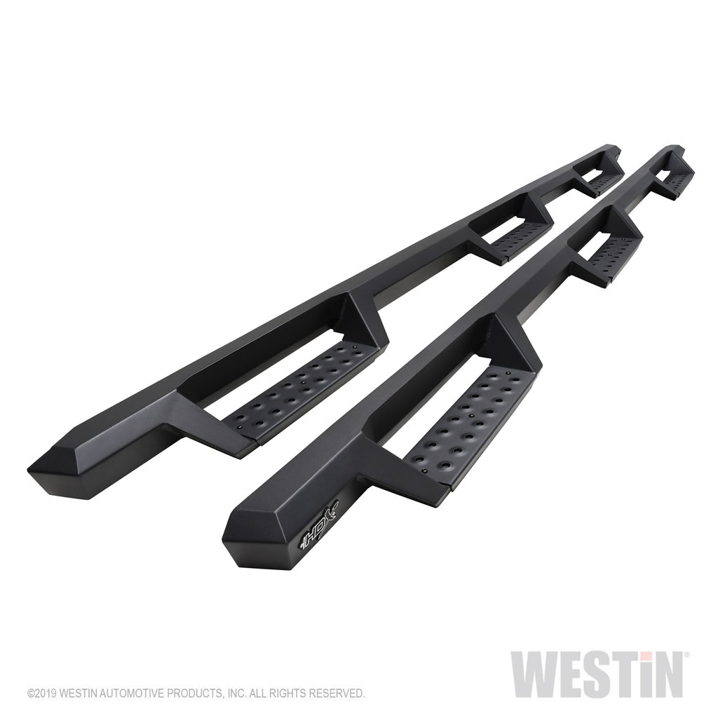 Hdx-19-20-Ram-25003500-Crew-Cab-(8Ft-Bed)-Drop-Wheel-To-Wheel-Nerf-Step-Bars---Txt-Black