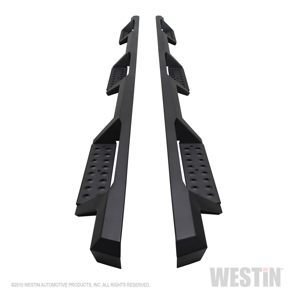 Hdx-19-20-Ram-25003500-Crew-Cab-(8Ft-Bed)-Drop-Wheel-To-Wheel-Nerf-Step-Bars---Txt-Black