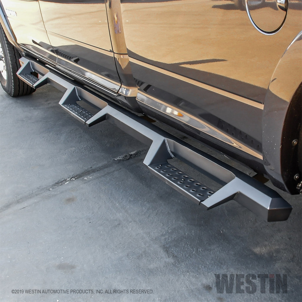 Hdx-19-20-Ram-25003500-Crew-Cab-(8Ft-Bed)-Drop-Wheel-To-Wheel-Nerf-Step-Bars---Txt-Black