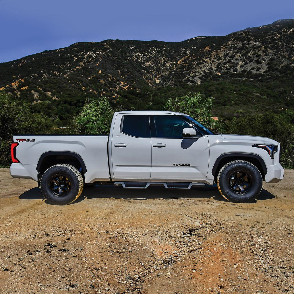 Hdx-2022-Toyota-Tundra-Double-Cab-Drop-Nerf-Step-Bars---Textured-Black