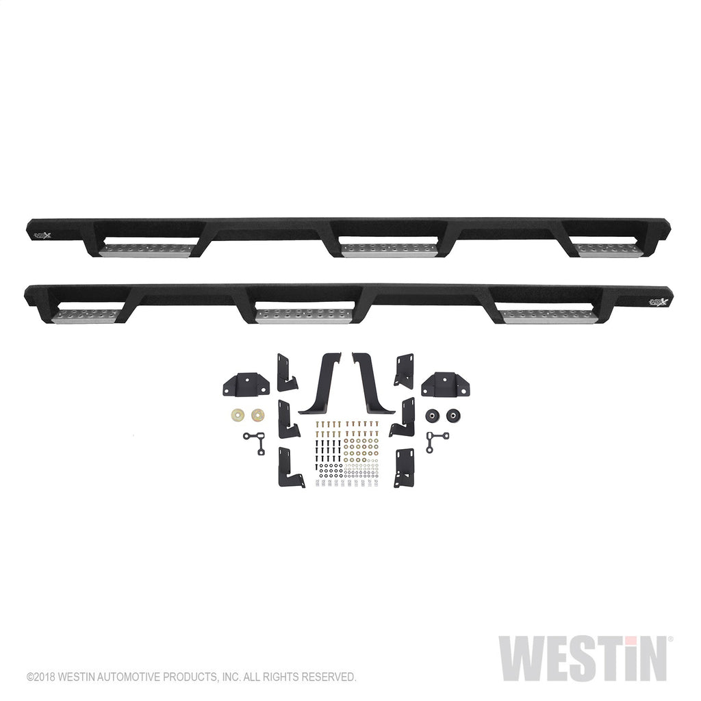 Hdx-99-16-Ford-F-250350-Crew-Cab-(6.75Ft-Bed)-Stainless-Drop-Nerf-Step-Bars---Textured-Black