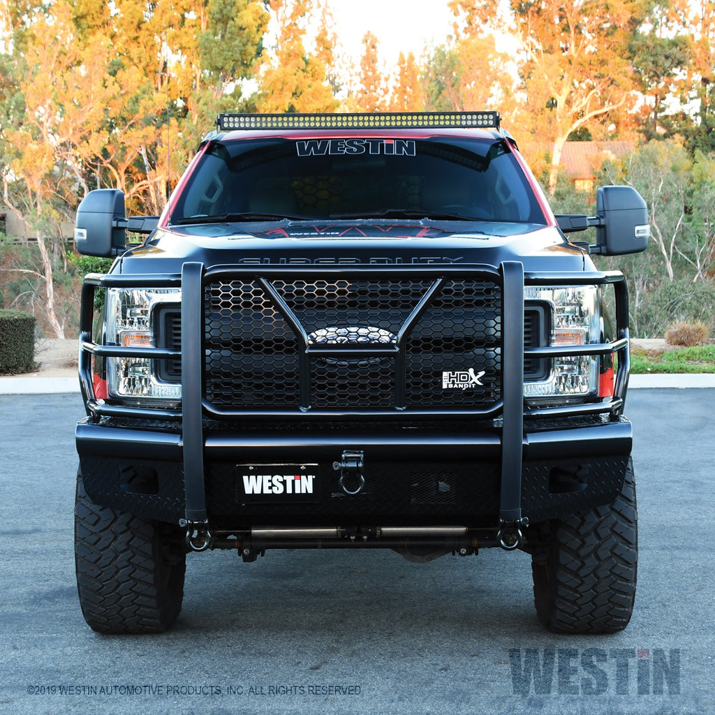 Hdx-Bandit-17-19-Ford-F-250--F-350-Front-Bumper---Textured-Black