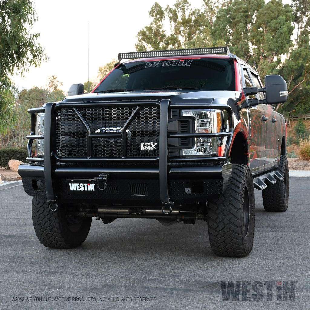 Hdx-Bandit-17-19-Ford-F-250--F-350-Front-Bumper---Textured-Black