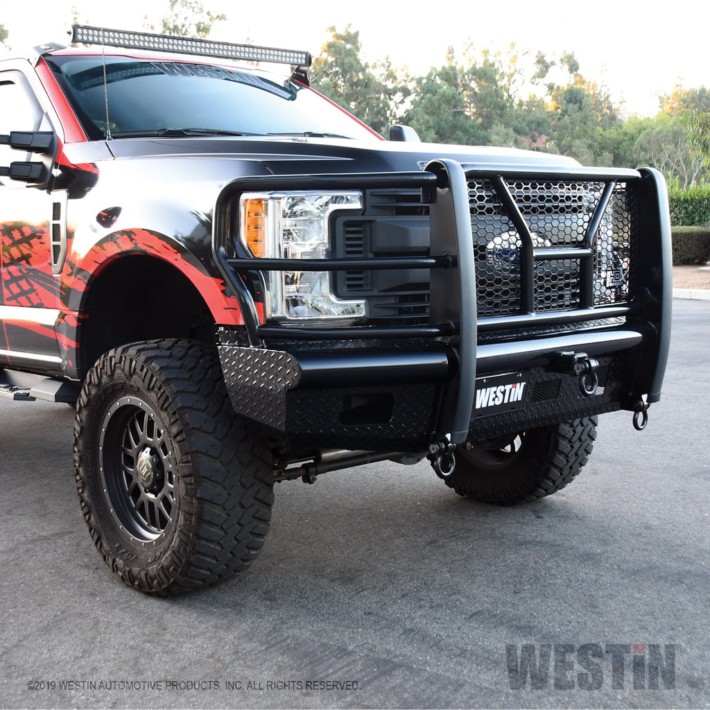 Hdx-Bandit-17-19-Ford-F-250--F-350-Front-Bumper---Textured-Black