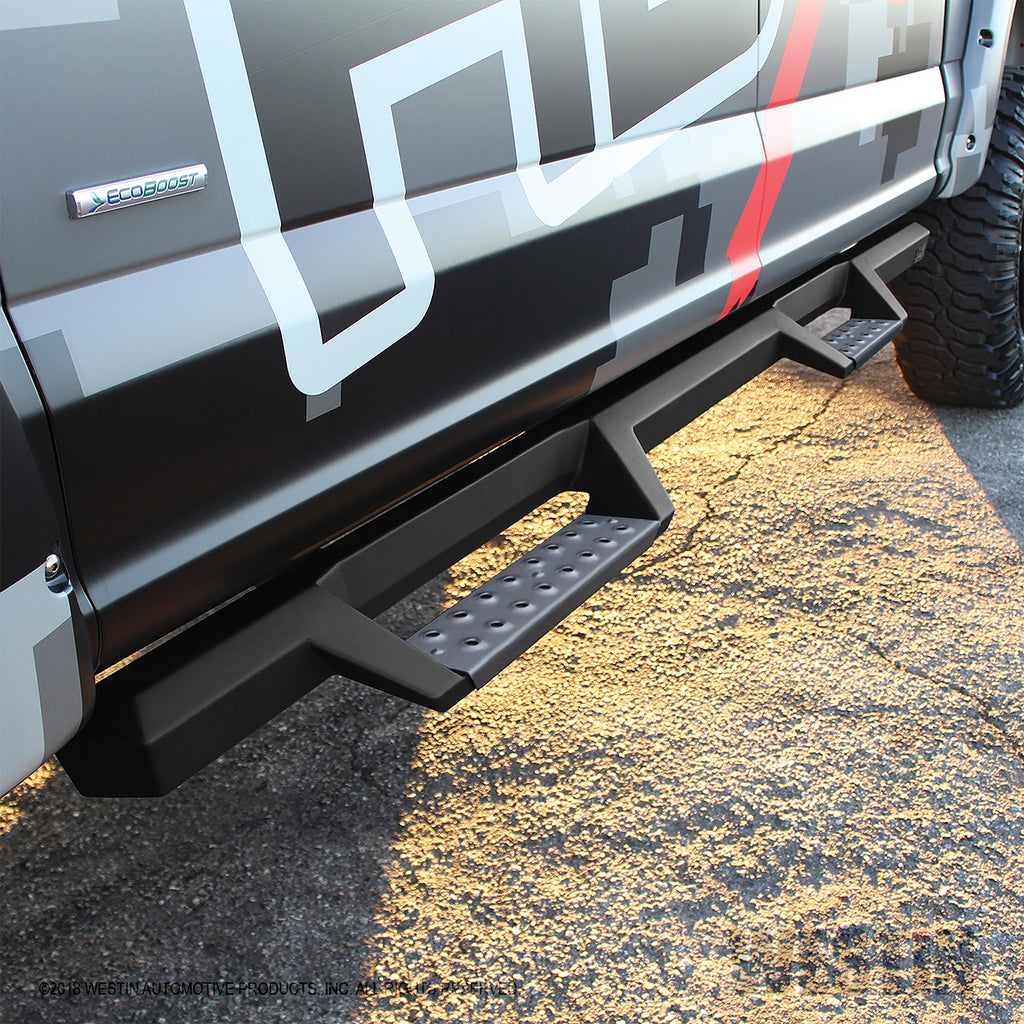 Hdx-Stainless-15-18-Ford-F-150-Sc17-18-F-250F-350-Cc-Drop-Nerf-Step-Bars---Textured-Black