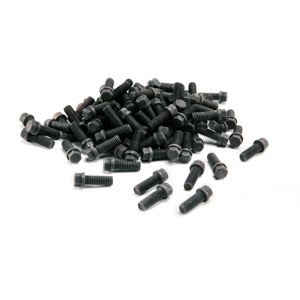 Header-Bolts---38-16-X-1-Inch-Hex-Head---Black-Oxide---100-Pieces