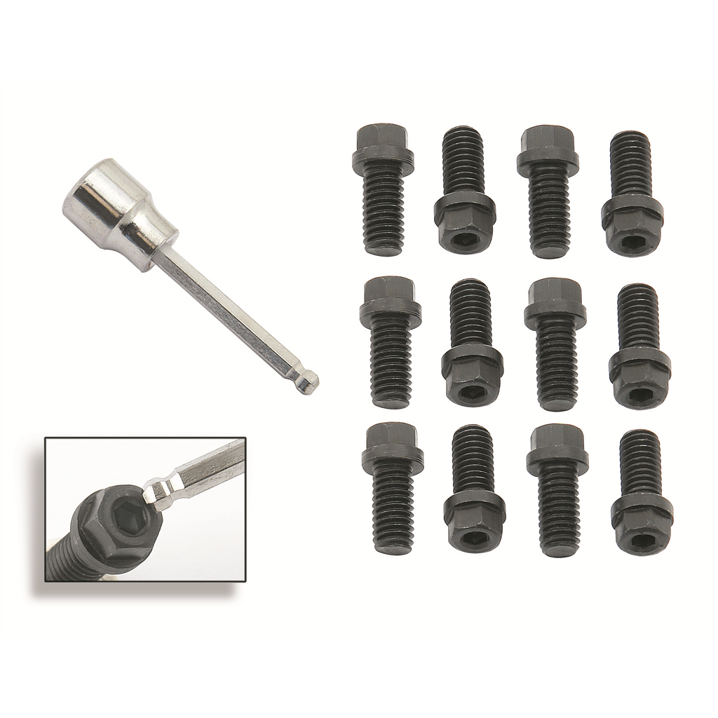 Header-Bolts---38-16-X-34-Inch-Hex--Socket-Head---Black-Oxide
