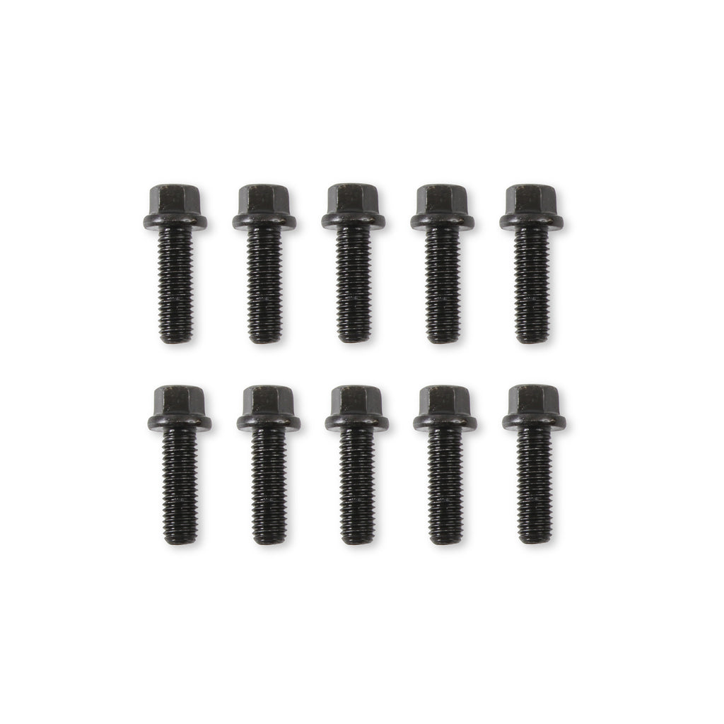 Header-Bolts---M8-1.25-25Mm-Hex-Head---Black-Oxide