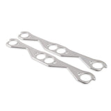 Flowtech 99150FLT Header Gaskets - Aluminum-Layered - 262-400 Chevrolet Small Block Gen I 1955-91