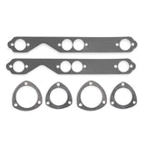 Flowtech 99160FLT Header Gaskets - Ferroglass Non-Asbestos - 262-400 Chevrolet Small Block Gen I 1955-91