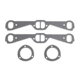 Flowtech 99560FLT Header Gaskets - Ferroglass Non-Asbestos - 326-455  Pontiac V8 1963-79