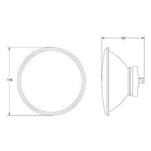 Load image into Gallery viewer, Headlight-Conversion-Kit-Vision-Plus-Halogen-Conversion-Headlamps;-7-Inch-Round