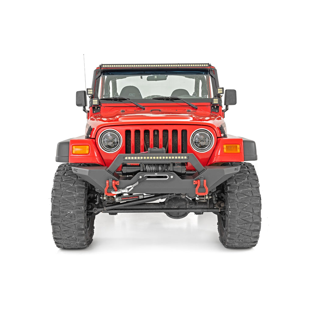 Headlights-Drl-Halo-Led-7-Inch-97-06-Jeep-Wrangler-Tj-4Wd-Rough-Country