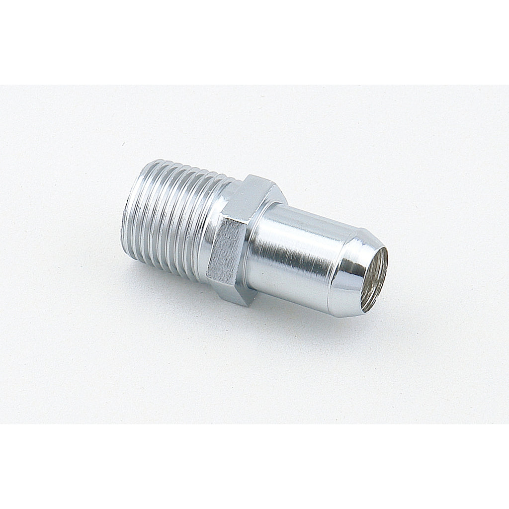 Heater-Hose-Fitting---Straight---12-Inch-Npt-To-58-Inch-Barb---Chrome