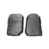 Rough Country M-6141 Heavy Duty Floor Mats Front-07-13 Jeep JK Wrangler