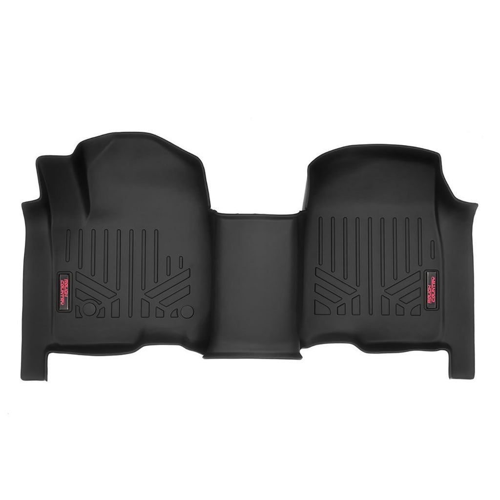 Heavy-Duty-Floor-Mats-Front-19-20-SilveradoSierra-Crew-Cab-Bench-Seats-Rough-Country