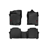Rough Country M-80513 Heavy Duty Floor Mats Front/Rear-08-20 Nissan Frontier Crew Cab