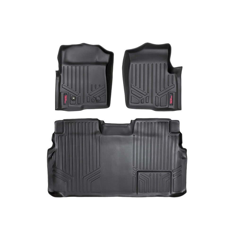 Heavy-Duty-Floor-Mats-FrontRear-09-12-Ford-F-150-Supercrew-Cab-Rough-Country