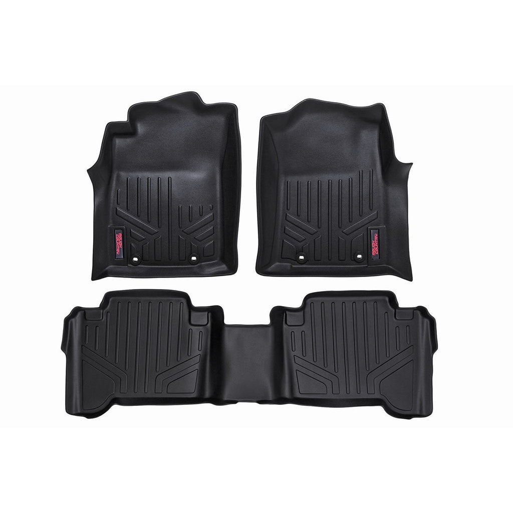 Heavy-Duty-Floor-Mats-FrontRear-12-15-Toyota-Tacoma-Double-Cab-Rough-Country