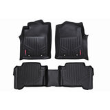 Rough Country M-71213 Heavy Duty Floor Mats Front/Rear-12-15 Toyota Tacoma Double Cab