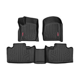 Rough Country M-60300 Heavy Duty Floor Mats Front/Rear-13-20 Jeep Grand Cherokee WK2 w/Factory Hook Style Floormat Connector