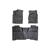 Rough Country M-21413 Heavy Duty Floor Mats Front/Rear-14-19 Silverado/Sierra 1500/2500 HD/3500 HD Crew Cab