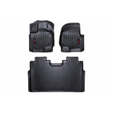 Rough Country M-51512 Heavy Duty Floor Mats Front/Rear-15-20 Ford F-150 SuperCrew Cab