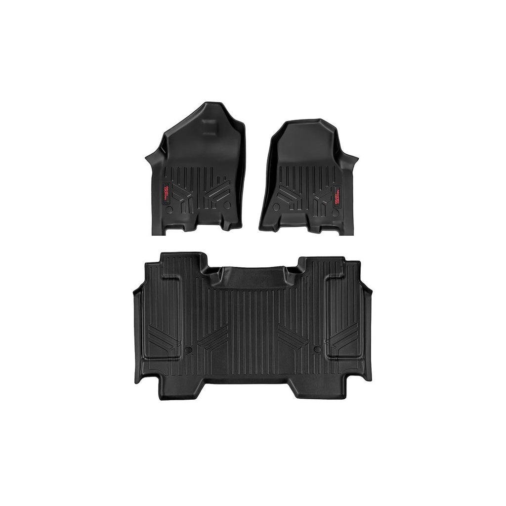 Heavy-Duty-Floor-Mats-FrontRear-19-2-Ram-Crew-Cab-Full-Console-Rough-Country