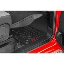Load image into Gallery viewer, Heavy-Duty-Floor-Mats-FrontRear-19-20-Ram-1500-Crew-Cab-Full-Console-WRear-Under-Seat-Storage-Rough-Country