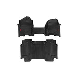 Rough Country M-31410 Heavy Duty Floor Mats Front/Rear-19-20 RAM 1500 Crew Cab Half Console