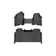 Load image into Gallery viewer, Heavy-Duty-Floor-Mats-FrontRear-19-20-Ram-1500-Crew-Cab-Half-Console-WRear-Under-Seat-Storage-Rough-Country