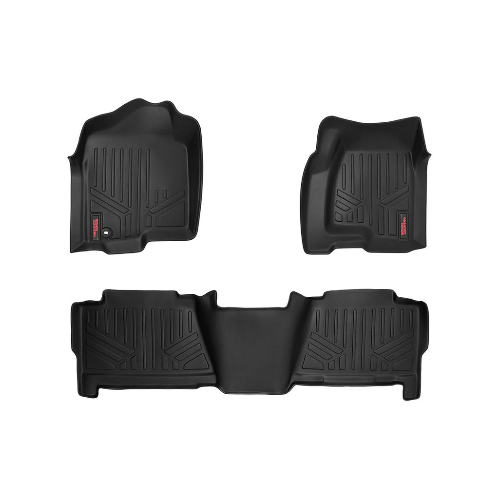 Heavy-Duty-Floor-Mats-FrontRear-99-06-SilveradoSierra-Crew-Cab-Rough-Country