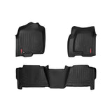 Rough Country M-29913 Heavy Duty Floor Mats Front/Rear-99-06 Silverado/Sierra Crew Cab