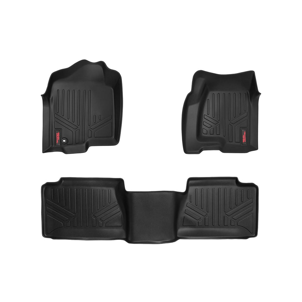 Heavy-Duty-Floor-Mats-FrontRear-99-06-SilveradoSierra-Ext.-Cab-Rough-Country