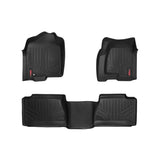 Rough Country M-29912 Heavy Duty Floor Mats Front/Rear-99-06 Silverado/Sierra Ext. Cab