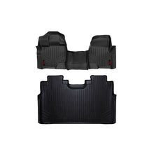 Load image into Gallery viewer, Heavy-Duty-Floor-Mats-FrontRear-WCenter-15-20-Ford-F-150-Supercrew-Cab-Rough-Country