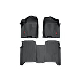 Rough Country M-81602 Heavy Duty Floor Mats (Front/Rear 04-15 Nissan Titan Crew Cab)