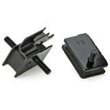 Trans-Dapt 4219 Heavy-Duty replacement MOPAR motor mount pads-(1-tall interlocking and 1-short)
